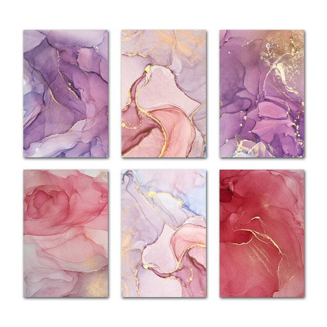 Feminine Desire: Pastel Blend Abstract Art