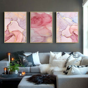 Feminine Desire: Pastel Blend Abstract Art