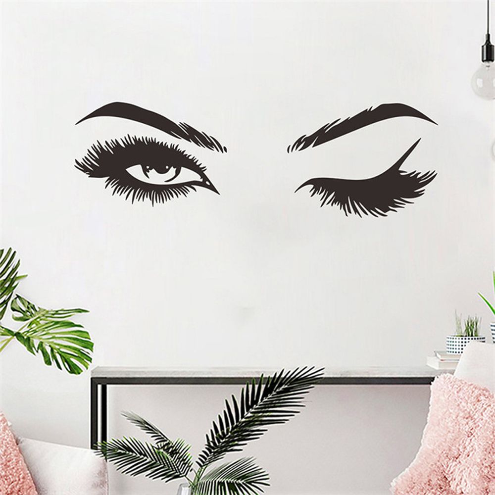 Ooo La Lashes & Brows Vinyl Fashion Wall Decal