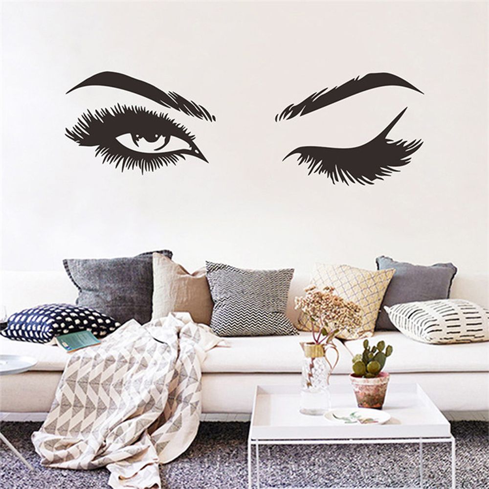 Ooo La Lashes & Brows Vinyl Fashion Wall Decal